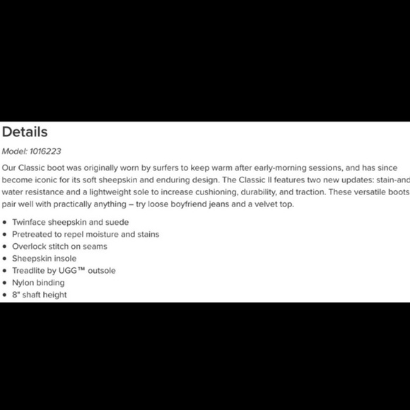 UGG Classic Short II - Picture 7 of 7